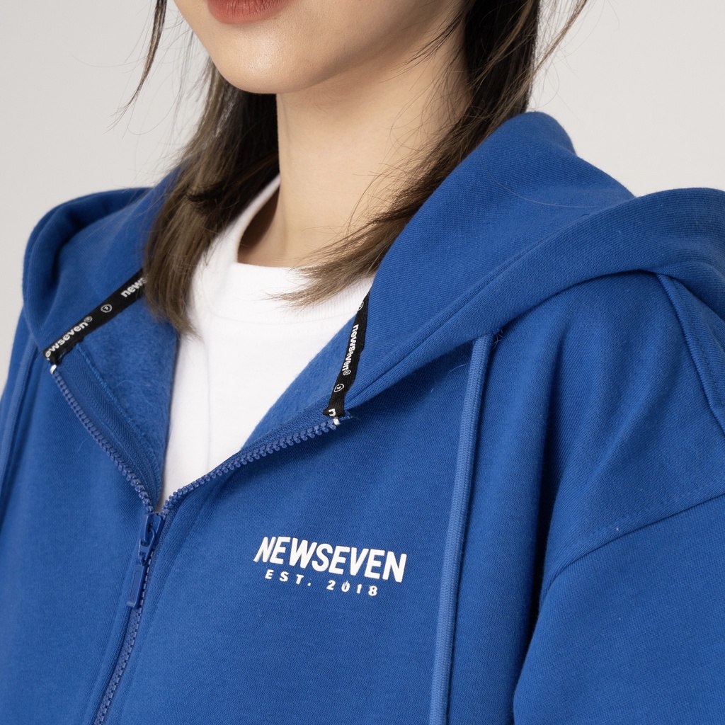 Áo Hoodie Zip NEWSEVEN Signature Basic