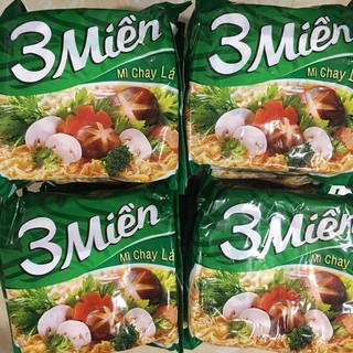 5 goi mì chay lá đa 3 miền ( gói 65g )