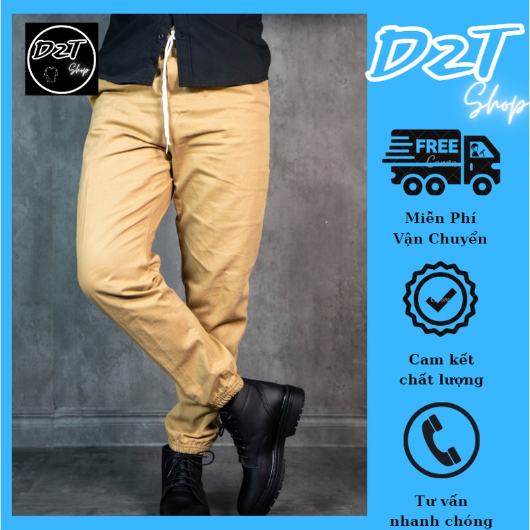 Quần Jogger thể thao nam vải Kaki cao cấp