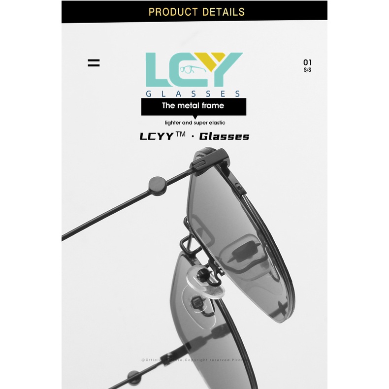 Mắt Kính Gọng Tròn Chống Ánh Sáng Xanh Thời Trang Lcy2023 / 5151