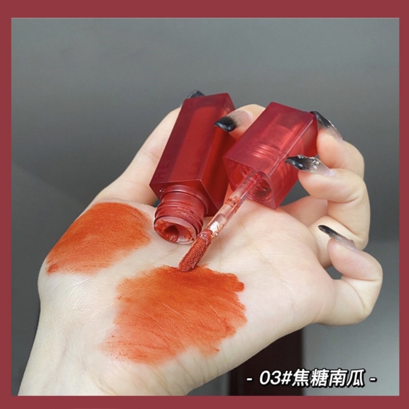 Son môi Herorange màu nhung lì mềm môi chống nước vỏ đỏ mới