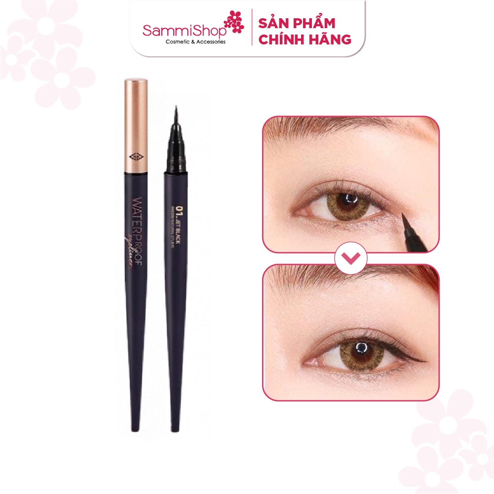 Vacosi Kẻ mắt Natural Studio Waterproof Eyeliner VM24