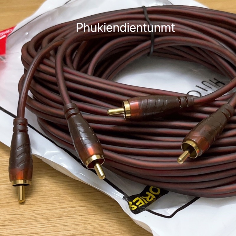 Dây AV 2 ra 2 đồng nguyên chất