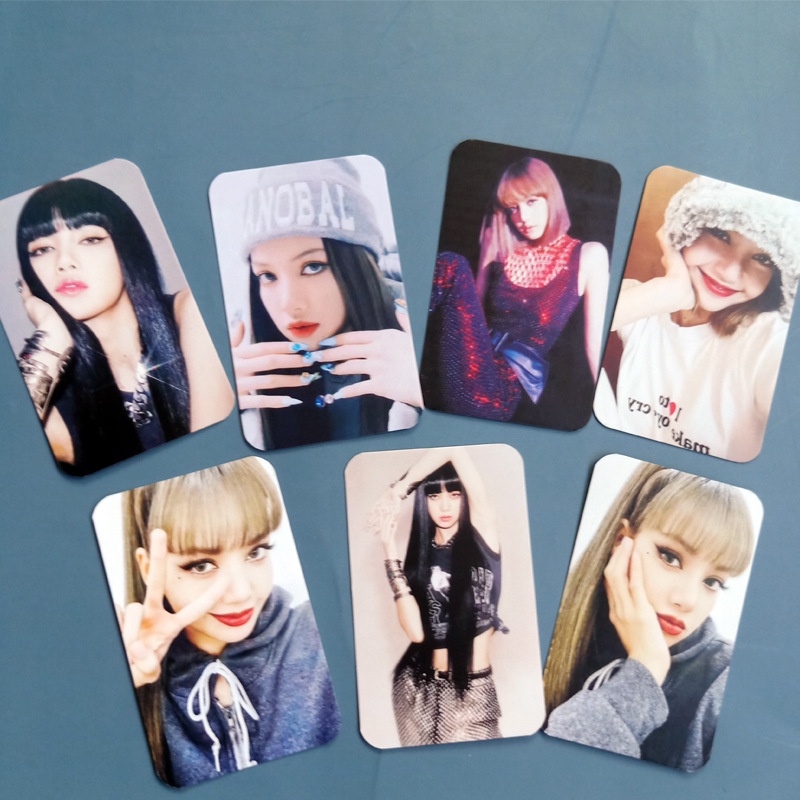 Bộ Thẻ Hình Lomo Nhóm Nhạc Kpop Blackpink Đáng Yêu