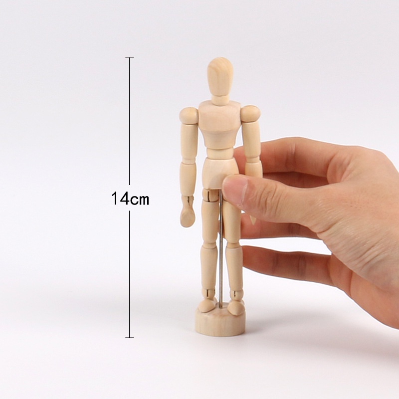 Hình nhân, tượng gỗ, manikin vẽ chân dung, truyện tranh giá rẻ - 11.4 cm/ 14 cm/ 20 cm/ 30 cm