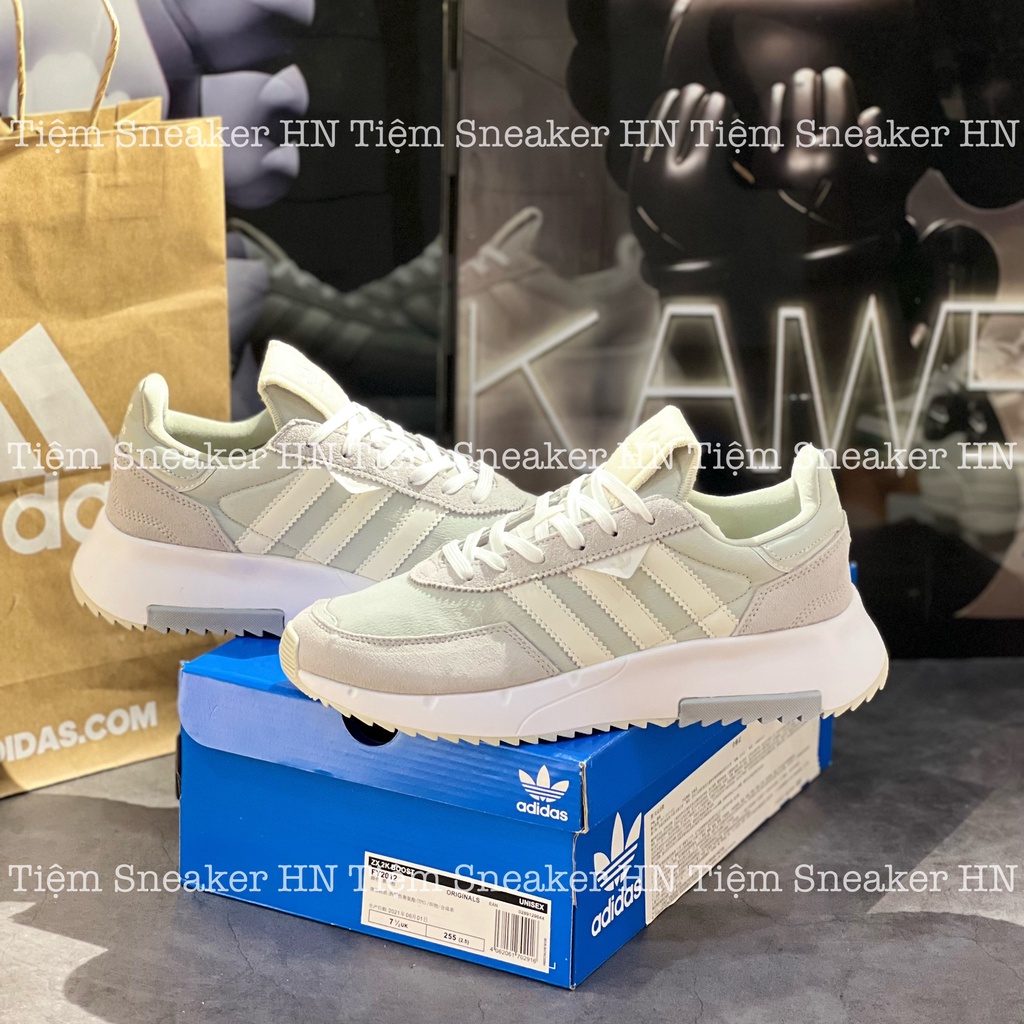 Giày Thể Thao Nam Nữ Adidas Retropy E5 Grey Blue Cá Tính Hot 2022 Xanh Mint