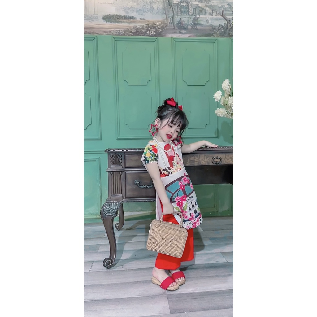 Áo dài KEM Boutique cô gái hiện đại kèm quần