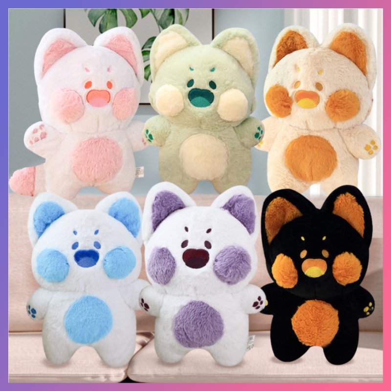 Gấu bông Đồ Chơi,Gấu Bông Mèo Dễ Thương, 6 Màu, size 40cm Mèo Nhồi Bông Mềm Mại Dễ Thương Cho Bé Đồ chơi nhồi bông Hình Gấu Teddy Mềm Mại Đáng Yêu Đồ Chơi Sang Trọng Gối Ngủ Đồ Chơi Dễ Thương Nữ Sinh cần Thiết Quà Tặng Sinh Nhật