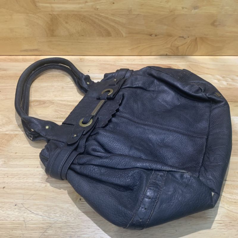 Túi xách nữ da dày dặn da thật secondhand  12241122