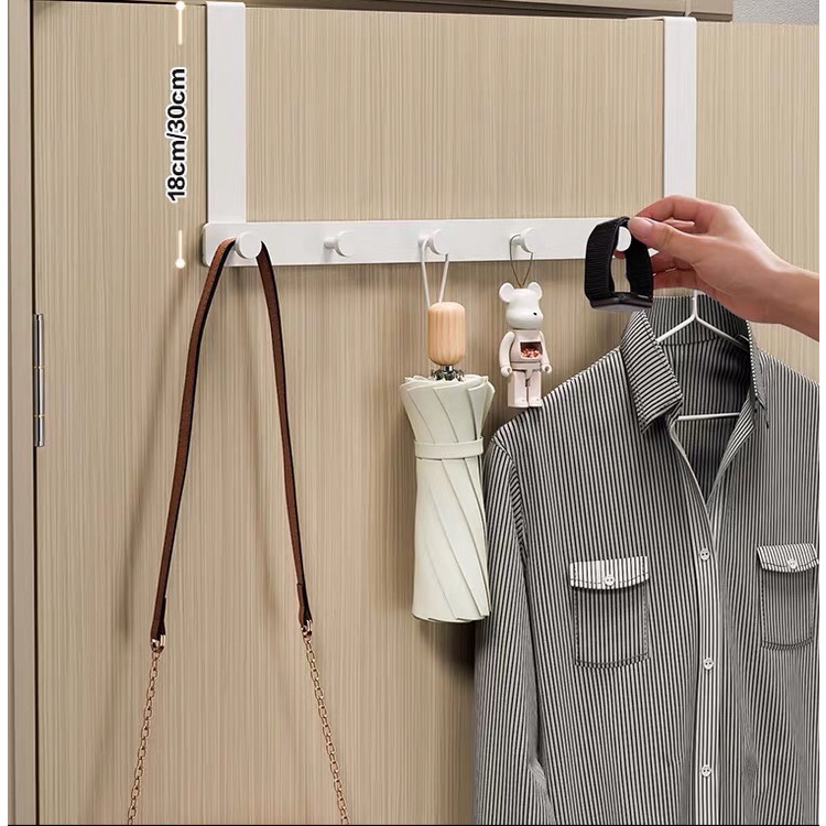 Móc Treo Cửa Đấm Miễn Phí Cánh Tay Dài Nhôm Yên Tĩnh Trên Cho Phòng Ngủ Tắm