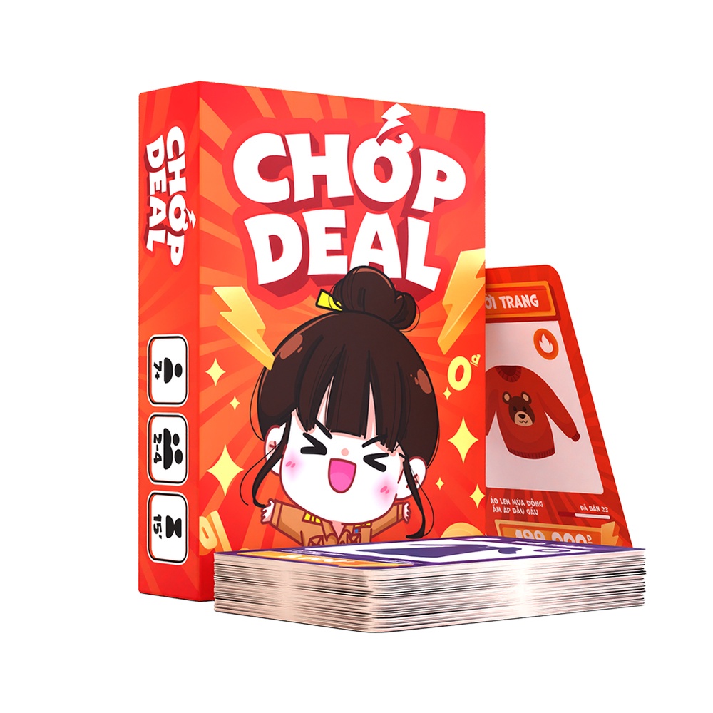 CHỚP DEAL | Boardgame, party game, game thẻ bài | Săn deal ngon nhanh như chớp! - Thư Viện Đồ Chơi