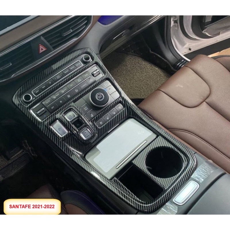Ốp nội thất xe hyundai Santafe 2021 2022 2023 đủ mầu phụ kiện trang trí dán