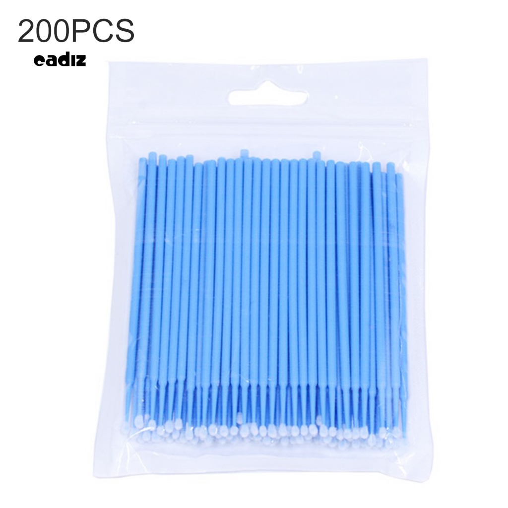 Hộp 200 Tăm Bông Cotton Nhẹ Dùng Một Lần Cho Trang Điểm Lông Mi / Lông Mi