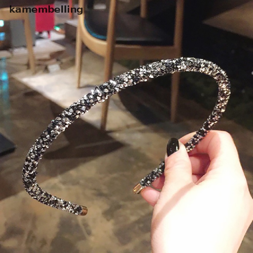 1 Băng Đô Mềm Đính Đá Thời Trang Cho Nữ