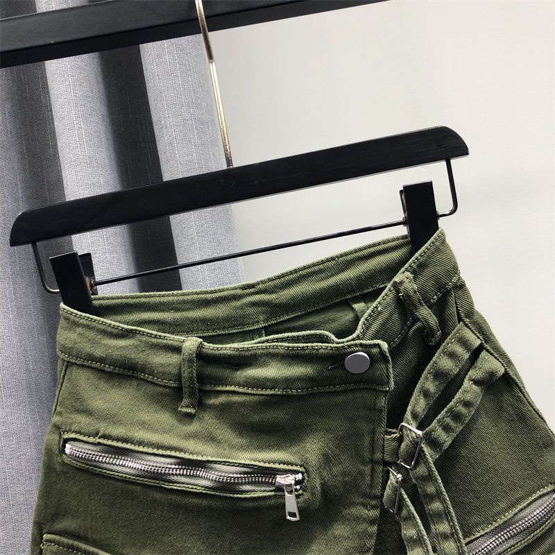 Quần Short Jean Giả Váy Hai Mảnh Phong Cách Mới Mùa Hè Cho Nữ