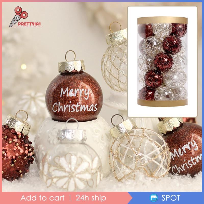 [Prettyia1] 25 Quả Châu Trang Trí Giáng Sinh Tinh Tế Cho Đám Cưới, Đính Hôn