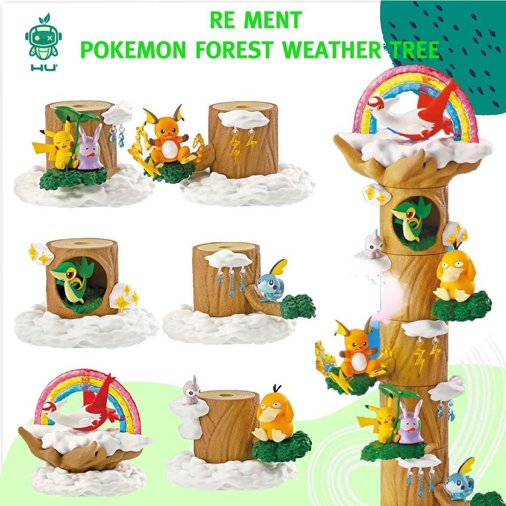 Mô hình sưu tập Pokemon Rement - Pokemon Forest Weather Tree