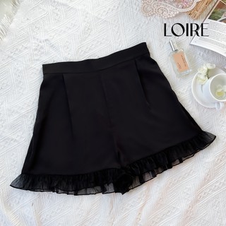 Bộ Pijama Lụa Phối Voan Loirechic PCC08
