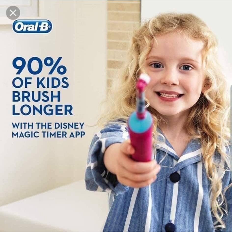 Bàn chải đánh răng điện Oral B Kids của Đức cho bé từ 3 tuổi (mẫu mới) hàng chính hãng