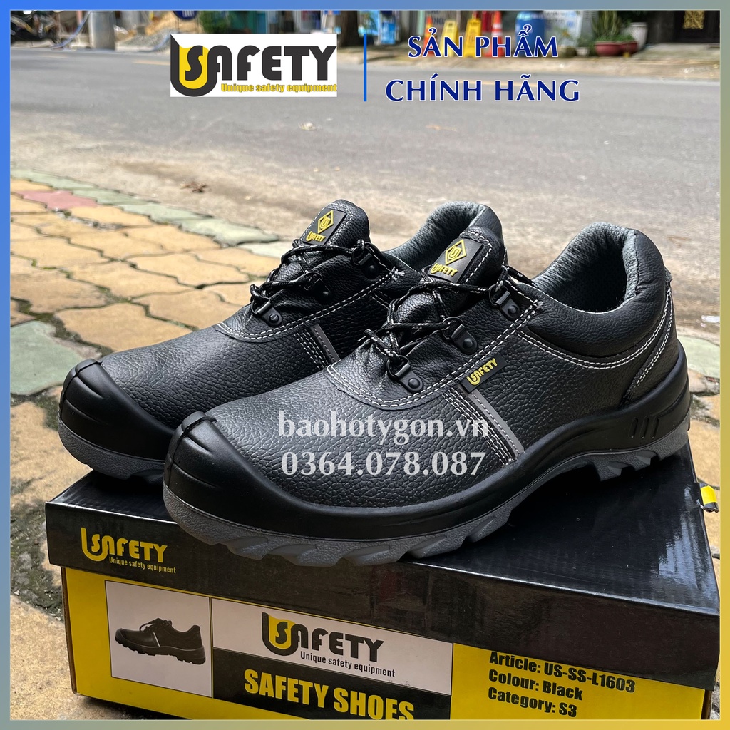 Giày bảo hộ lao động nam Chuẩn Mỹ - Usafety