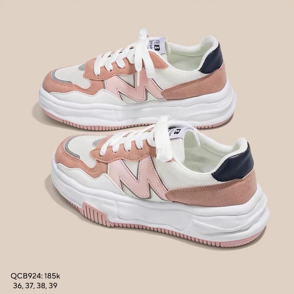 Giày sneaker phối màu chữ M CHIBEST QCB924