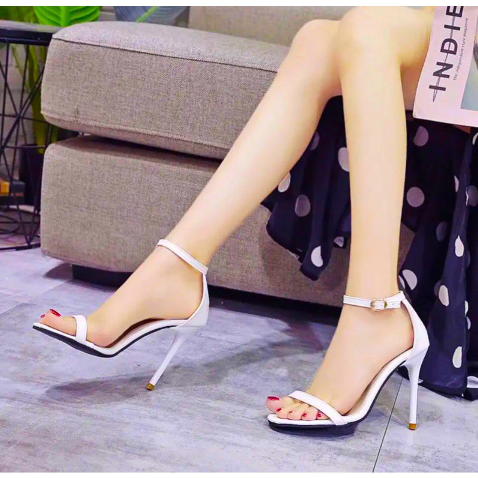 Giày sandal thời trang quai mảnh 9.5cm