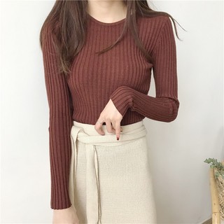 Áo len lông cừu cổ tròn mềm mại 1