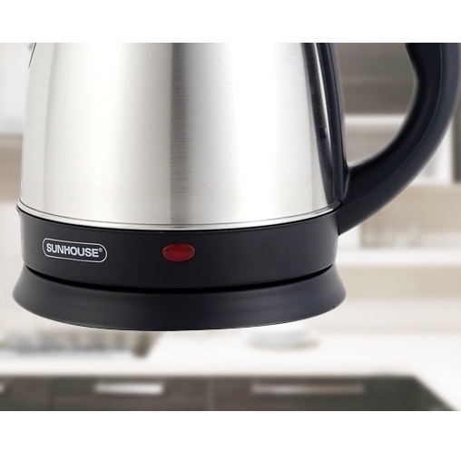Ấm Đun Nước Siêu Tốc SunHouse - Bình Siêu Tốc Inox Chính Hãng 1.8L Bảo Hành 12 Tháng