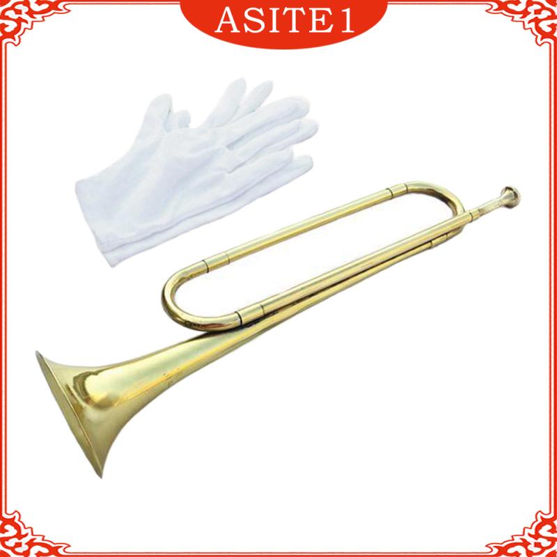 Bb Bugle Bằng Đồng Thau Màu Vàng 47cm Cho Người Mới Bắt Đầu