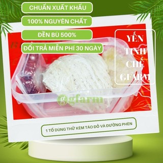 Yến sào tinh chế GFARM 10g - Set dùng thử - Tổ yến nguyên chất loại 1 cao cấp - Yến tinh chế hai mặt sợi tự nhiên không