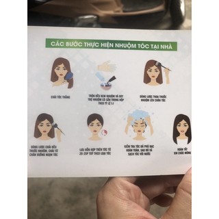 Kem nhuộm phủ bạc có màu