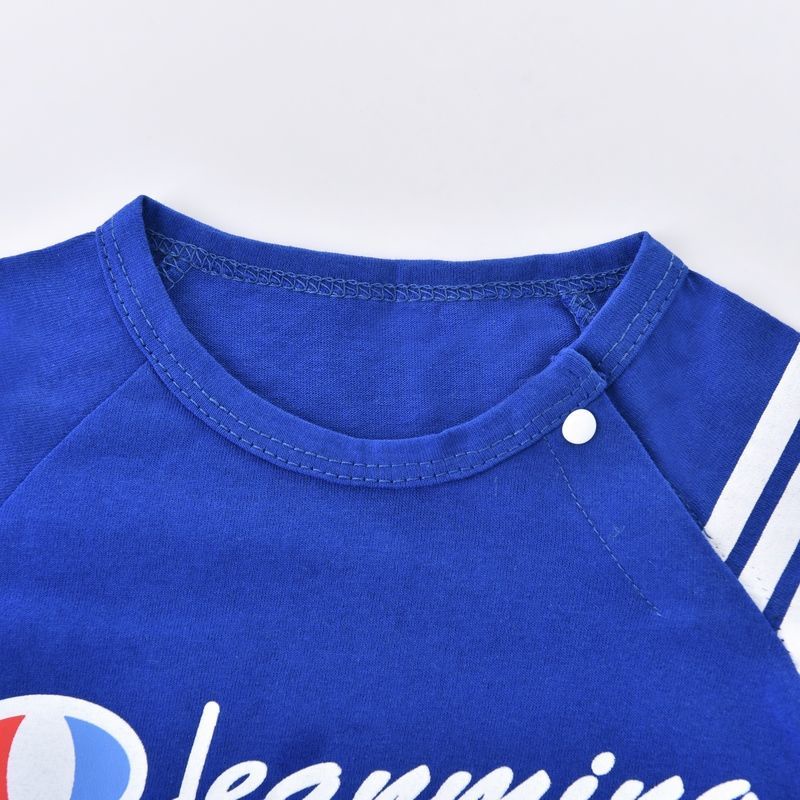 Bộ áo liền quần bằng cotton nguyên chất tay ngắn và băng đô dễ thương thời trang mùa hè cho bé sơ sinh