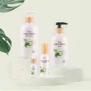 Bộ Ba Sản Phẩm Dầu Gội-Dẩu Xả-Serum Amla Laco Kích Mọc Ngăn Rụng Tóc Chính Hãng
