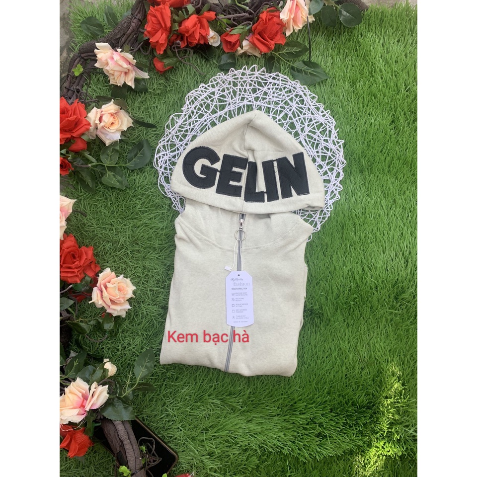 Áo Khoác Thời Trang Nón Thêu GELIN dày dặn mềm đẹp