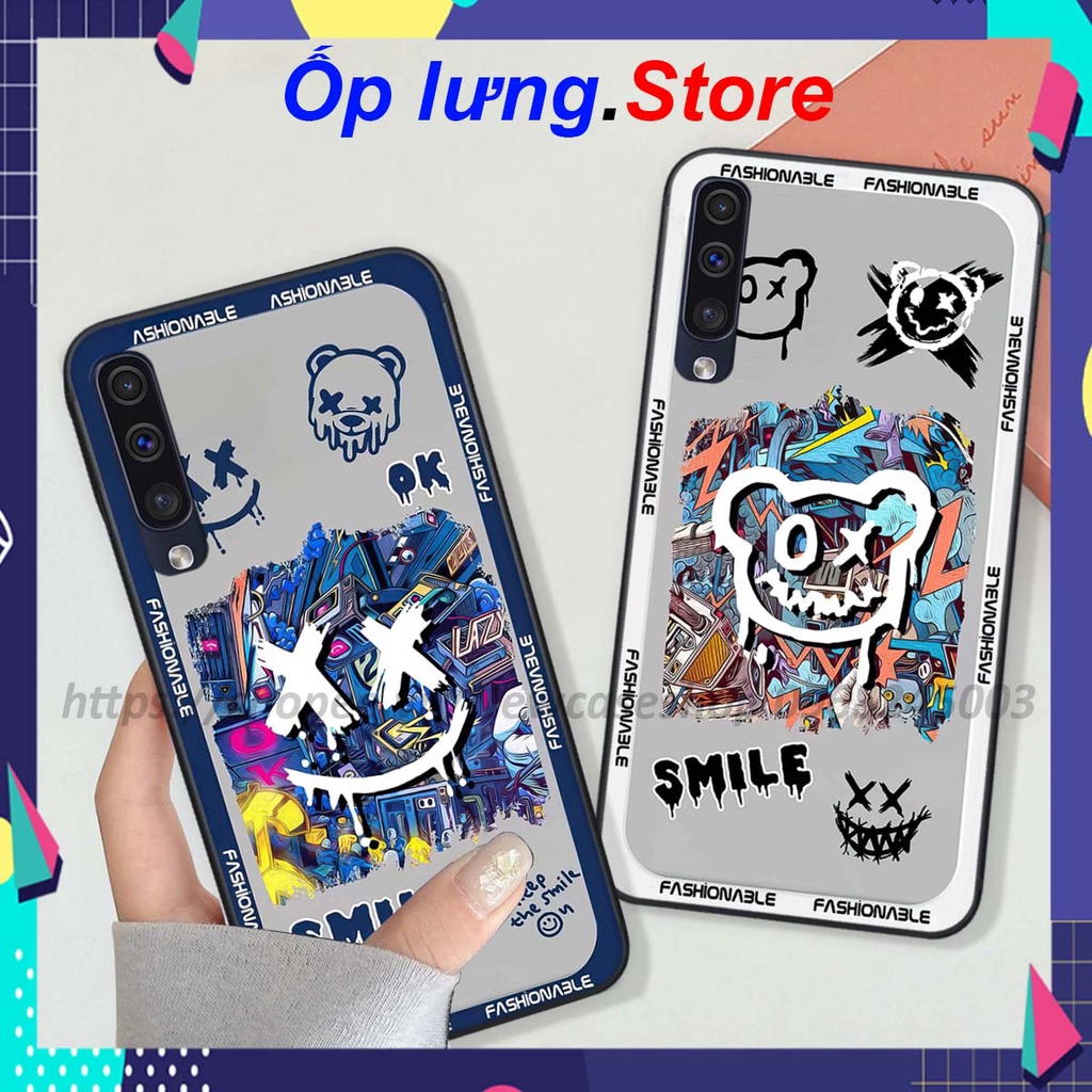 Ốp Samsung A30s / A50 / A50s / A70 in hình Bear Brick,K@ws,smile,...hot trend