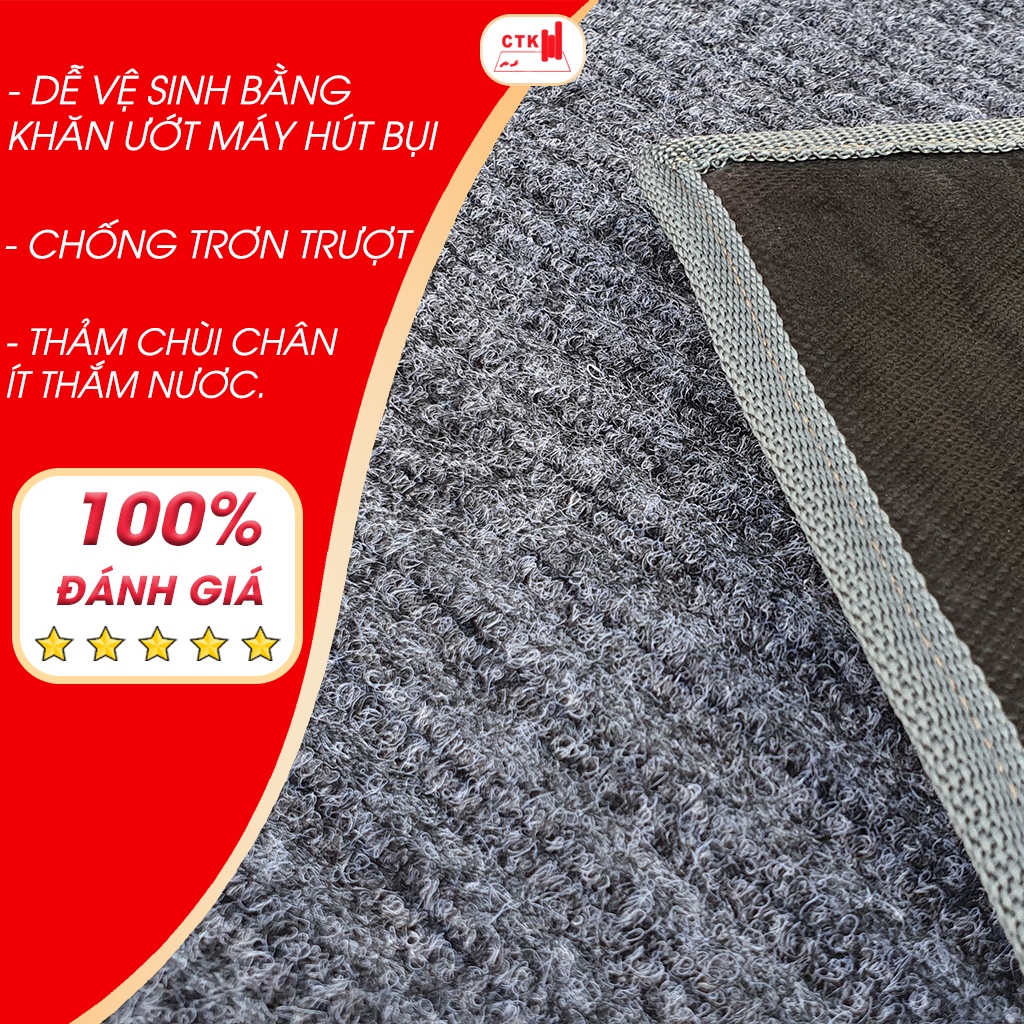 Thảm chùi chân mặt len cao cấp, thảm đế cao su Corido 150cm x 90cm, 120cm x 90cm, 90cm x 60cm