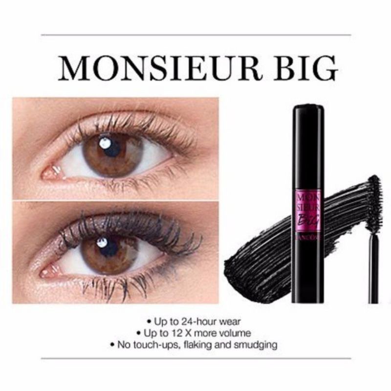 Mascara Dày Cong mi Táo Bạo Đẳng Cấp Lancôme Maccara Mini Size 2ml