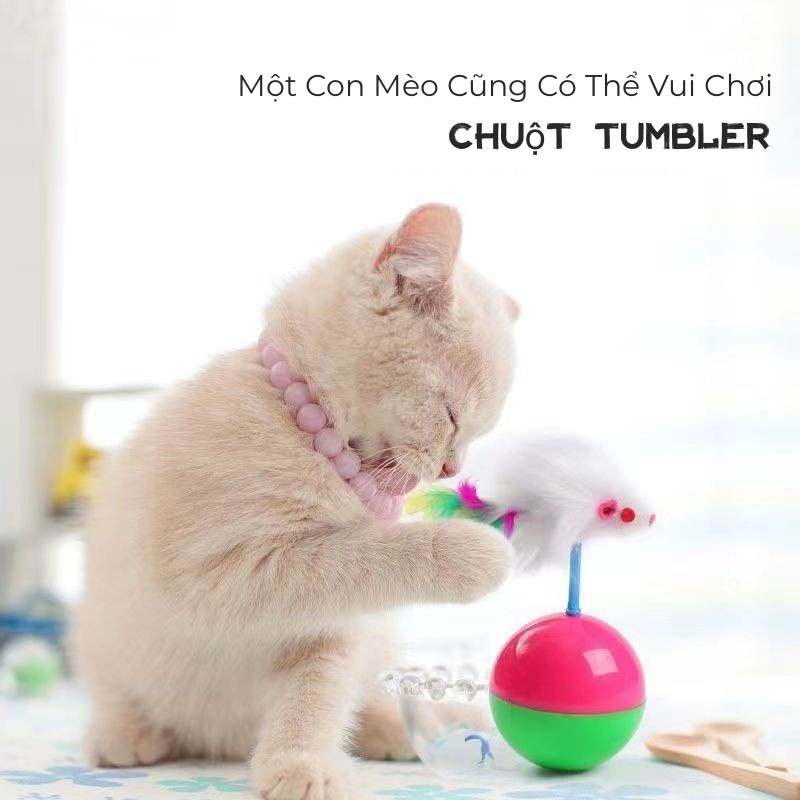 Sáng Tạo Vật Nuôi Đồ Chơi Tumbler Chuột Lông Tương Tác Mèo Nguồn Cung Cấp