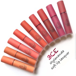 Son kem lì 3ce soft lip lacquer 6g
