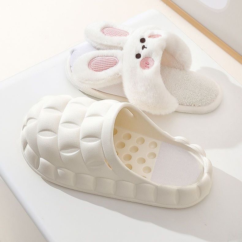 Dép Bông Hình Thỏ Đi Trong Nhà Dễ Thương Thời Trang Mùa Đông HOT 2022 -HHT002