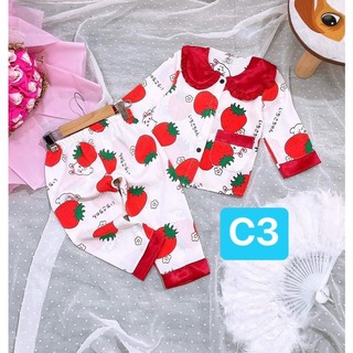 bộ pizama lụa mango sz 9-21kg