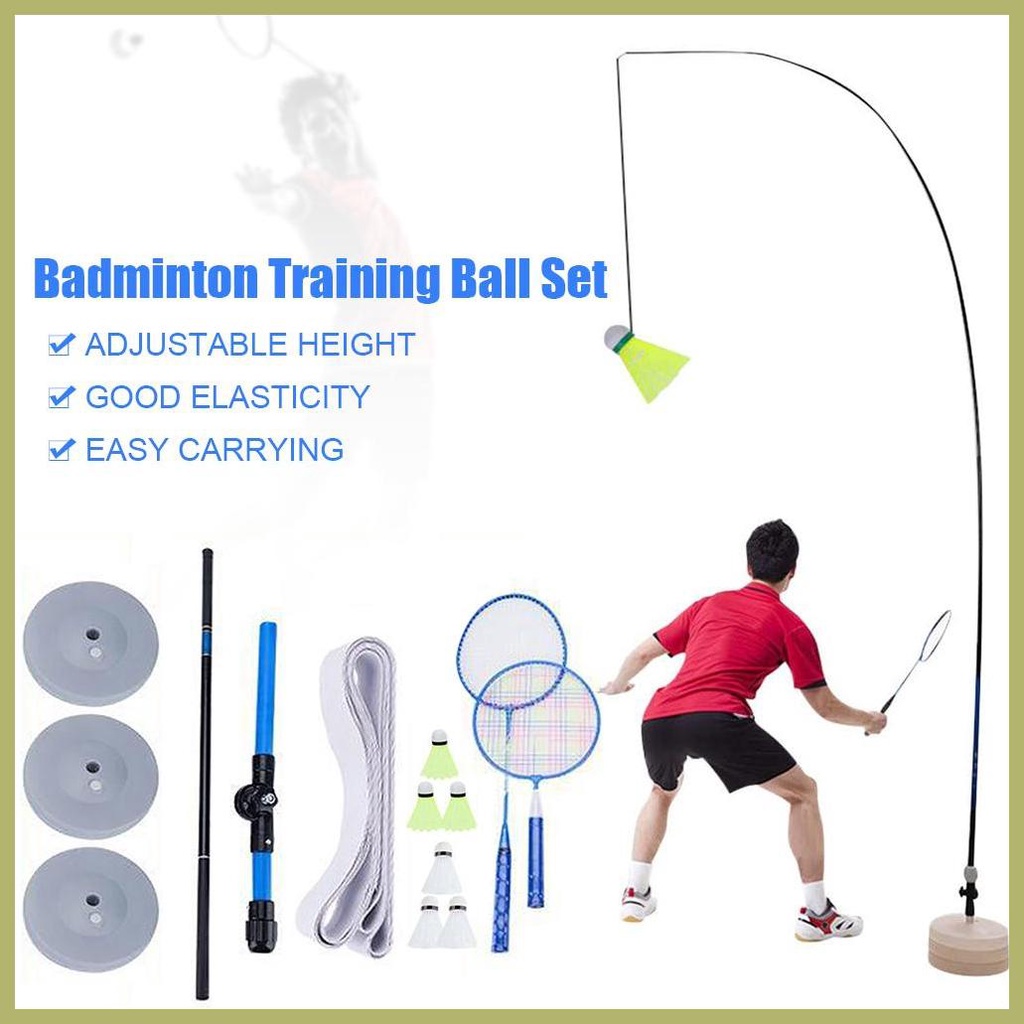 Bộ huấn luyện cầu lông thiết bị tập luyện cầu lông công cụ thực hành phục hồi một người chơi cầm tay chuyên nghiệp cho ksidhyuvn
