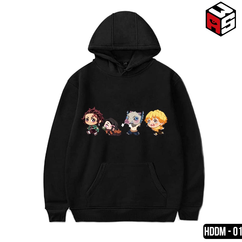 Áo Hoodie Kimetsu no yaiba, áo hoodie Demon Slayer mẫu mới chất nỉ bông dày dặn