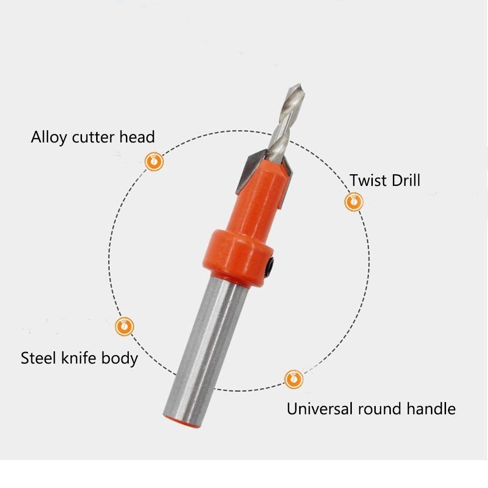 PINEVN Set 5 Mũi Khoan Lục Giác Chuyên Dụng Làm Mộc