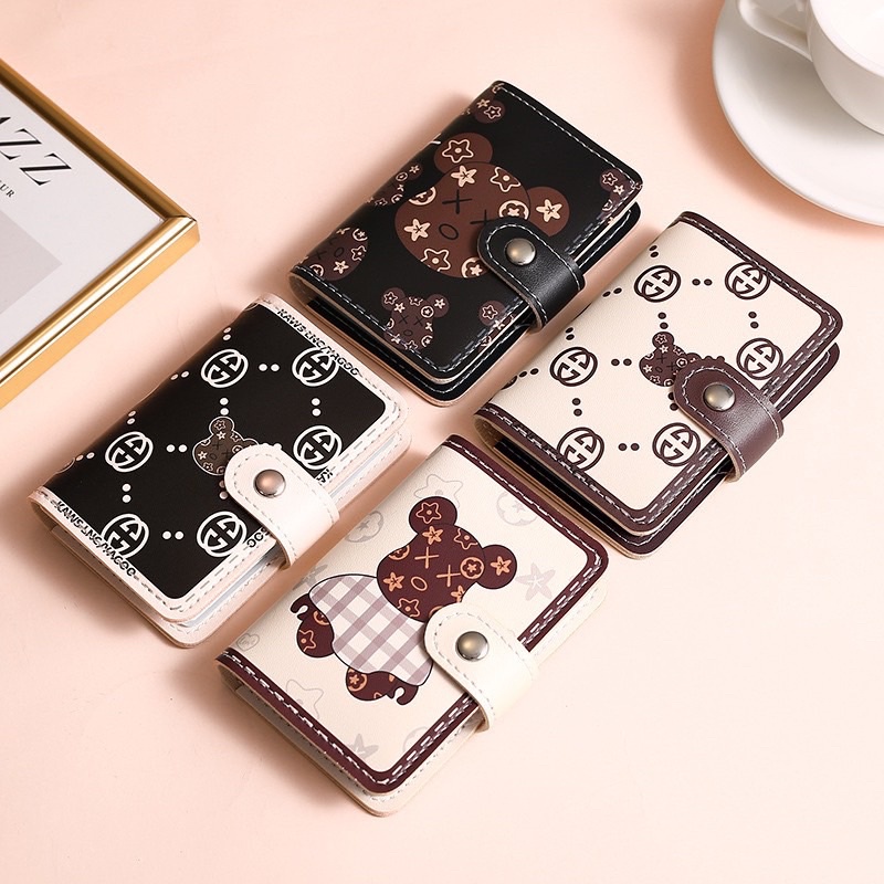 Ví Mini hình Gấu gấp 2 siêu dễ thương