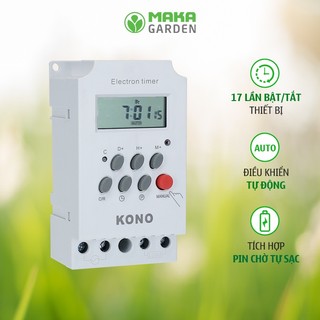 Công tắc hẹn giờ kono etg-65a - thương hiệu kono - hẹn giờ điện từ, có 17 chương trình/ ngày