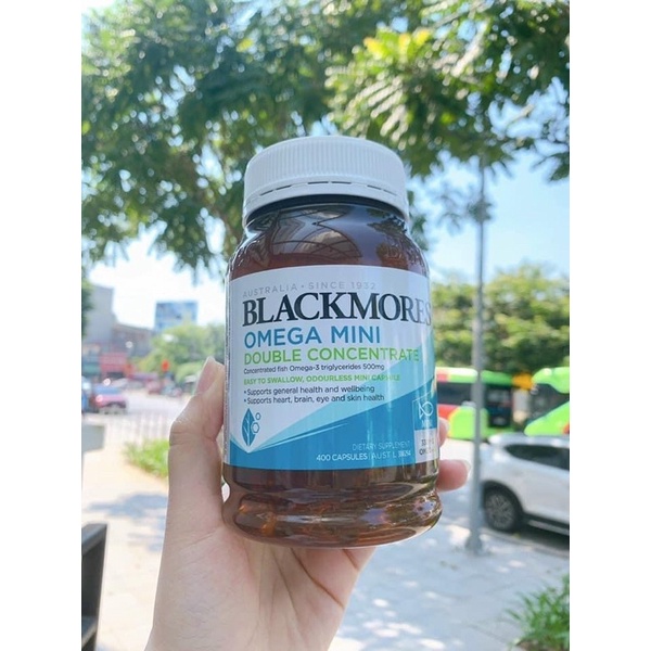 Dầu cá không mùi Blackmores Fish Oil Mini Caps 500IU 400 viên