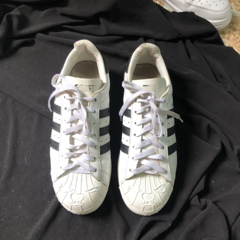 (sz 42) giày adidas superstar đã qua sử dụng hàng chính hãng