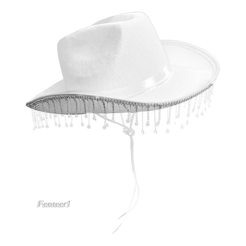 [Fenteer1] Mũ Cô Dâu Pha Lê Trắng Thoải Mái Mặc Trong Tiệc Tùng
