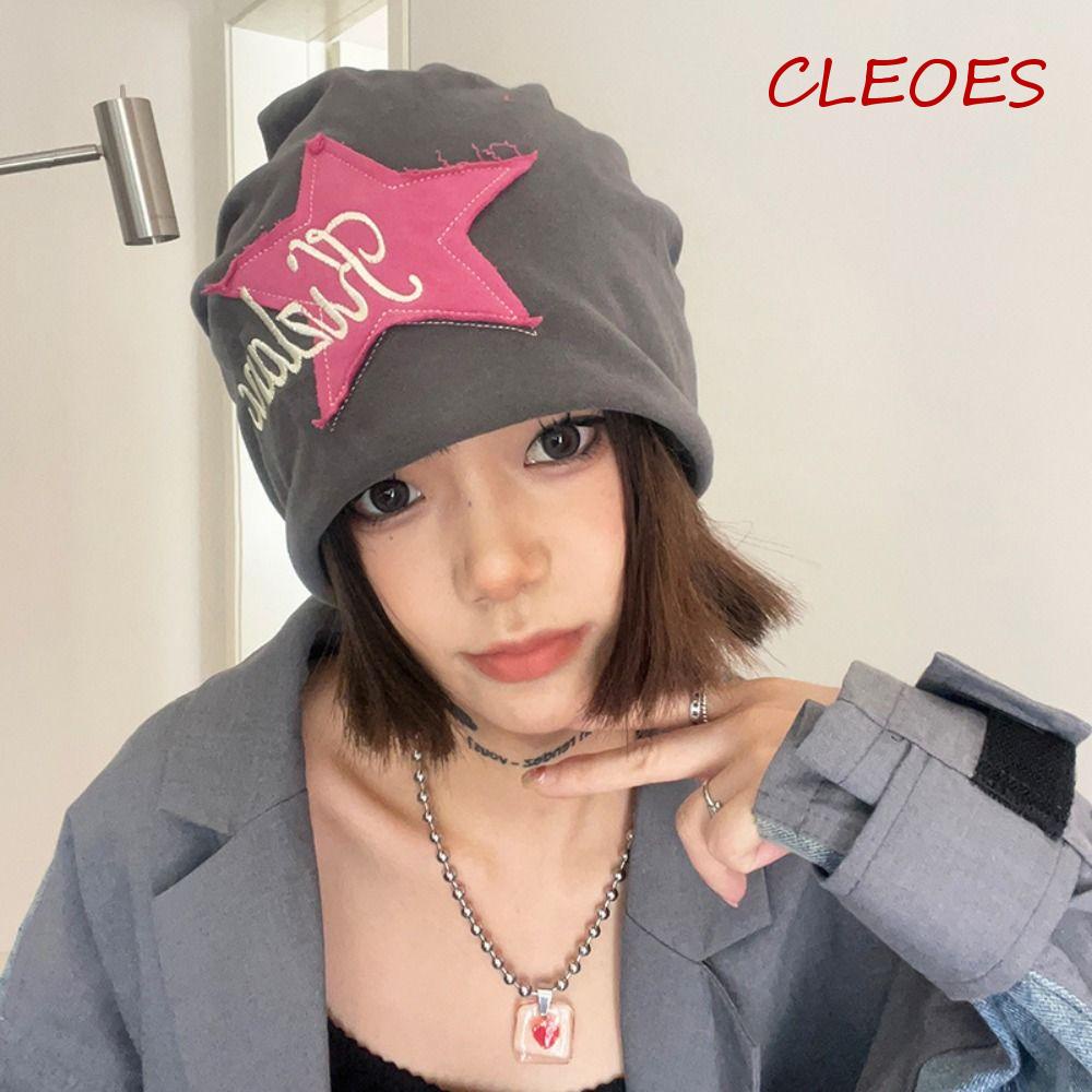 Mũ Beanie CLEOES Màu Trơn Phong Cách Hàn Quốc Y2k Thời Trang Thu Đông Cho Nam Và Nữ